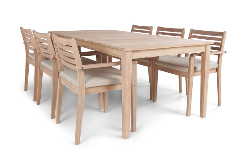Wagnera Spisebord 206 cm - Beige - Hagemøbler & utemiljø - Hagebord - Spisebord ute
