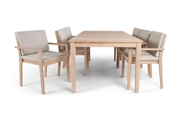 Wagnera Spisebord 206 cm - Beige - Hagemøbler & utemiljø - Hagebord - Spisebord ute