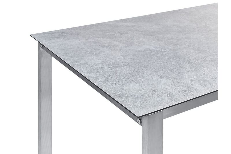 Zervo Spisebord 180x90 cm - Grå/Sølv - Hagemøbler & utemiljø - Hagebord - Spisebord ute