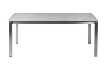 Zervo Spisebord 180x90 cm - Grå/Sølv - Hagemøbler & utemiljø - Hagebord - Spisebord ute