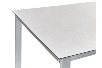 Zervo Spisebord 180x90 cm - Hvit/Sølv - Hagemøbler & utemiljø - Hagebord - Spisebord ute