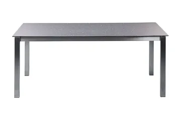 Zervo Spisebord 180x90 cm - Svart/Sølv - Hagemøbler & utemiljø - Hagebord - Spisebord ute