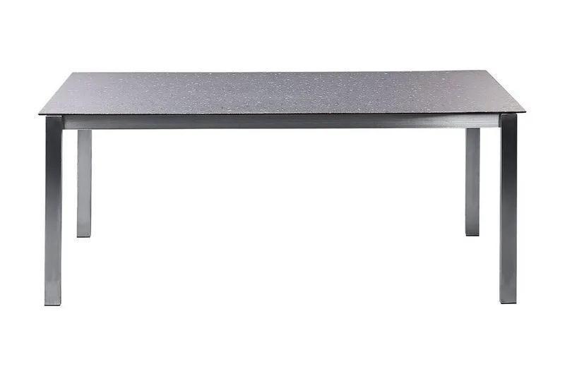 Zervo Spisebord 180x90 cm - Svart/Sølv - Hagemøbler & utemiljø - Hagebord - Spisebord ute