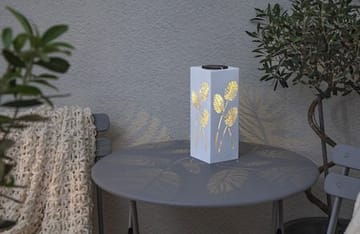 Albaleaf solcellepinne 90 cm - hvit - Hagemøbler & utemiljø - Hagedekorasjon & utemiljø - Hagebelysning