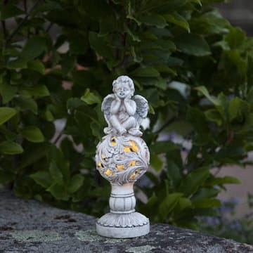 Angel solcelledekorasjon 27 cm - beige - Hagemøbler & utemiljø - Hagedekorasjon & utemiljø - Hagefigurer & hagepynt