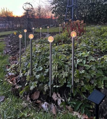 Bubbly 10-pin Solcelledekorasjon 270 cm - sølv - Hagemøbler & utemiljø - Hagedekorasjon & utemiljø - Hagebelysning