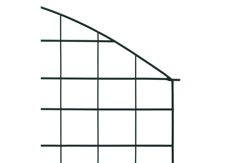 Buet gjerdesett til hagedam 77,5x78,5 cm grønn - Dam & fontene