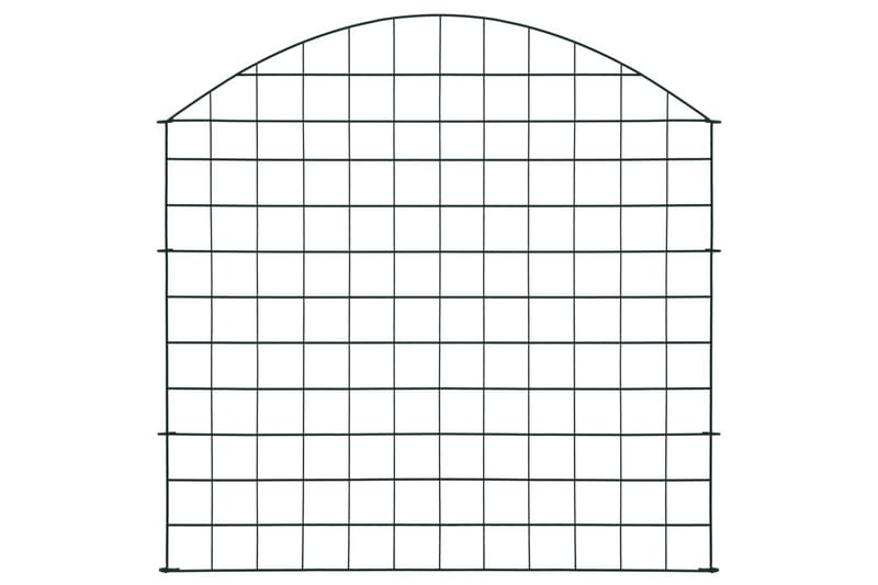 Buet gjerdesett til hagedam 77,5x78,5 cm grønn - Dam & fontene