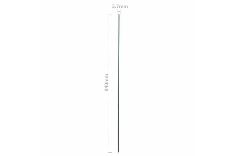 Buet gjerdesett til hagedam 77,5x78,5 cm grønn - Dam & fontene