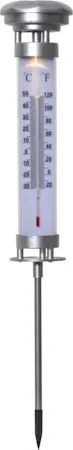 Celsius solcelledekorasjon 57,5 cm, sølv