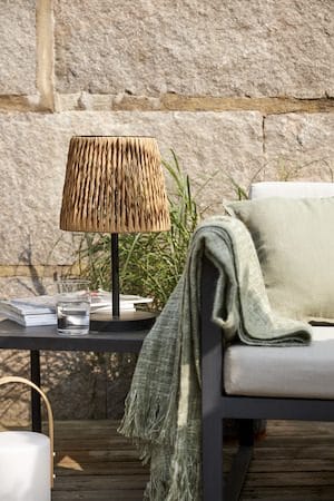 Cesta Solcellelampe 48 cm - brun-svart - Hagemøbler & utemiljø - Hagedekorasjon & utemiljø - Hagebelysning