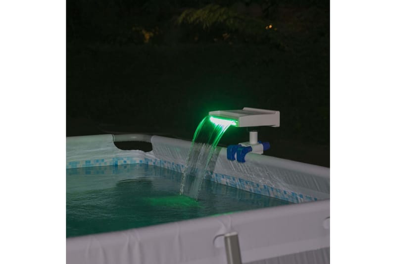 Bestway Flowclear Beroligende LED-foss - Hvit - Dam & fontene