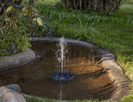 Fountain Solcelledekorasjon 16 cm - svart - Hagemøbler & utemiljø - Hagedekorasjon & utemiljø - Dam & fontene - Hagefontene