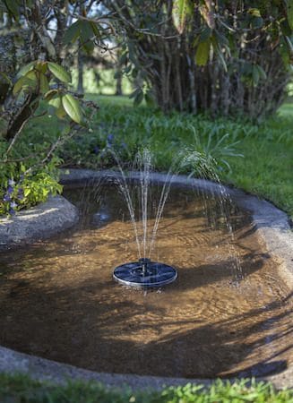Fountain Solcelledekorasjon 16 cm - svart - Hagemøbler & utemiljø - Hagedekorasjon & utemiljø - Dam & fontene - Hagefontene