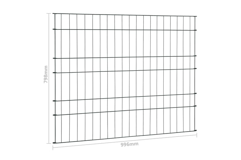 Gjerdesett til hagedam 99,6x79,8 cm grønn - Dam & fontene