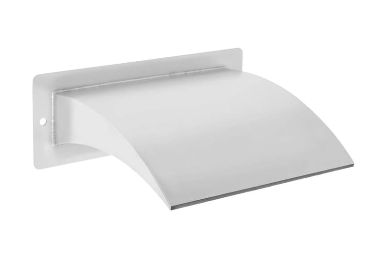 Bassengfontene rustfritt stål 30x9x26 cm sølv - Hagefontene