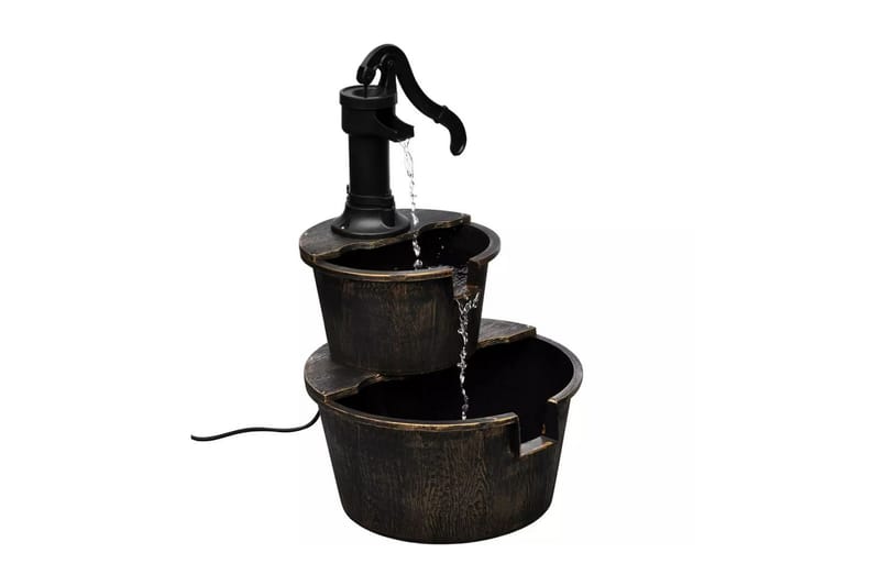 Fontene med brønnpumpedesign - Hagefontene