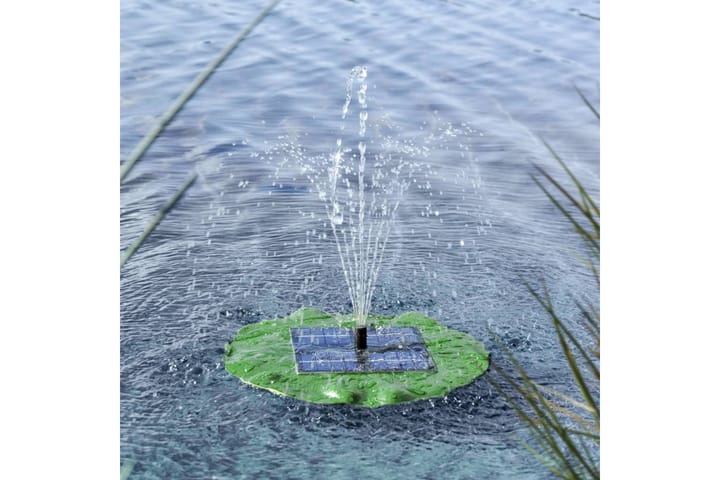 HI Soldrevet flytende fontenepumpe lotusblad - Hagefontene