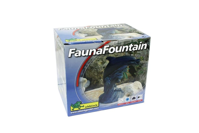 Ubbink Fontenefigur delfin 18 cm 1386020 - Hagefontene Ubbink Fontenefigur delfin 18 cm 1386020 - Hagefontene