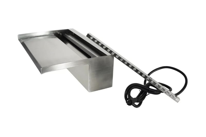 Ubbink Foss Niagara LED 30 cm sølv 1312124 - Dam & fontene