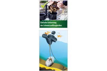 Damskimmer Heissner Flytende 2500 l/t - Hagemøbler & utemiljø - Hagedekorasjon & utemiljø - Dam & fontene