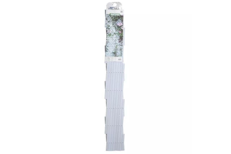 Nature Hageespalier 100x200 cm PVC hvit 6040703 - Espalier