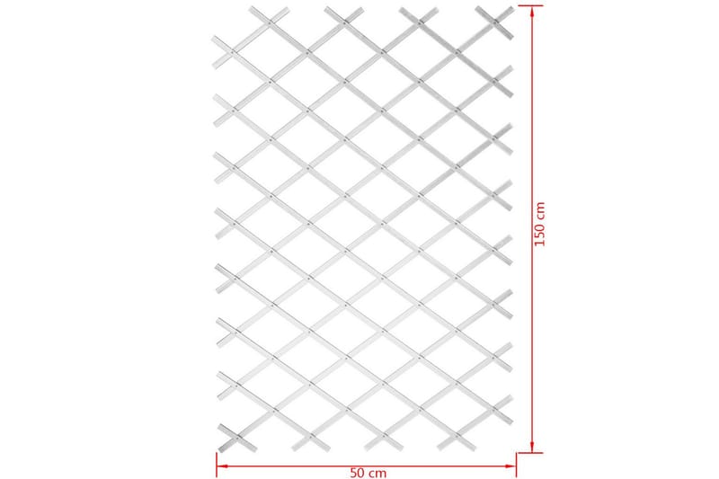 Nature Hageespalier 50x150 cm PVC hvit 6040701 - Espalier Nature Hageespalier 50x150 cm PVC hvit 6040701 - Espalier