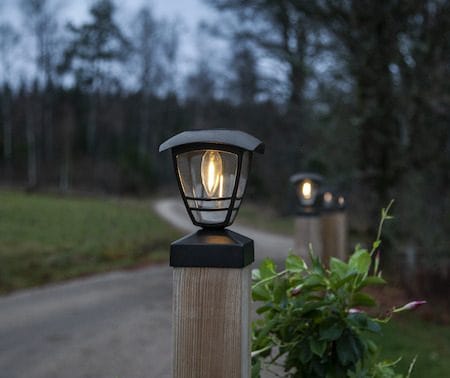 Felix solcelledekorasjon 14 cm - svart - Hagemøbler & utemiljø - Hagedekorasjon & utemiljø - Hagebelysning