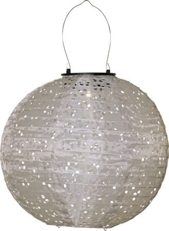 Festa solcelledekorasjon 25 cm - beige - Hagemøbler & utemiljø - Hagedekorasjon & utemiljø - Hagebelysning