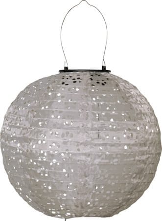 Festa solcelledekorasjon 25 cm - beige - Hagemøbler & utemiljø - Hagedekorasjon & utemiljø - Hagebelysning