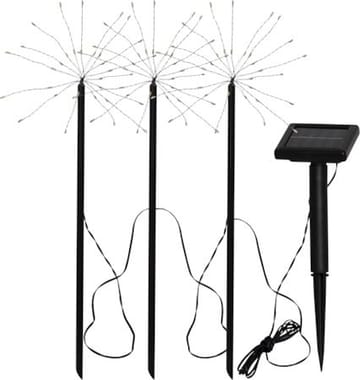 Firework Solar solcelledekorasjon 100 cm - svart - Hagemøbler & utemiljø - Hagedekorasjon & utemiljø - Hagebelysning