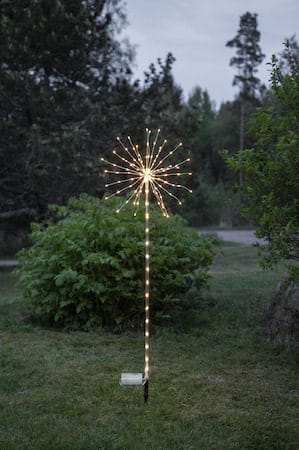 Firework utendørs dekorasjonsbelysning 36 cm - transparent - Hagemøbler & utemiljø - Hagedekorasjon & utemiljø - Hagebelysning
