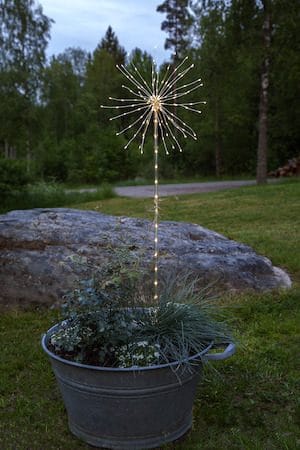 Firework utendørs dekorasjonsbelysning 36 cm - transparent - Hagemøbler & utemiljø - Hagedekorasjon & utemiljø - Hagebelysning