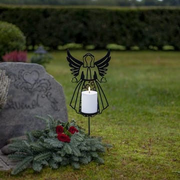 Flamme Deco LED Gravlys 21,5 cm - svart - Hagemøbler & utemiljø - Hagedekorasjon & utemiljø - Hagebelysning