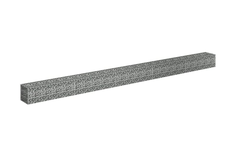 Gabion høybed galvanisert stål 450x30x30 cm - Gjerder & Grinder