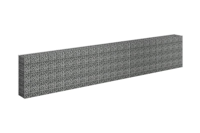 Gabion høybed galvanisert stål 450x30x90 cm - Gjerder & Grinder