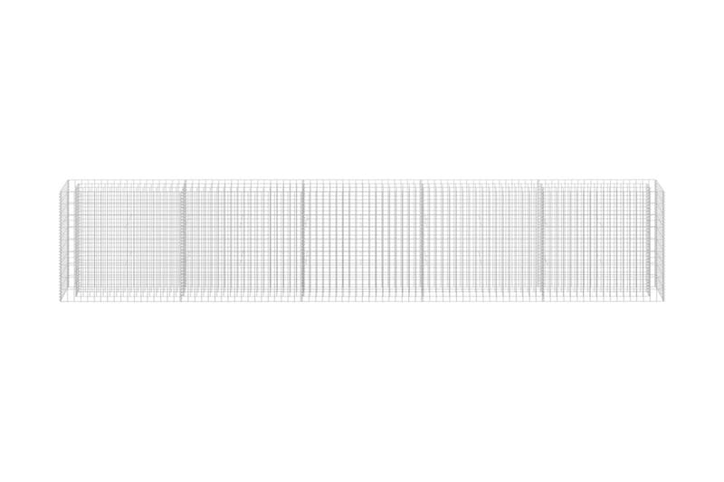 Gabion høybed galvanisert stål 450x30x90 cm - Gjerder & Grinder