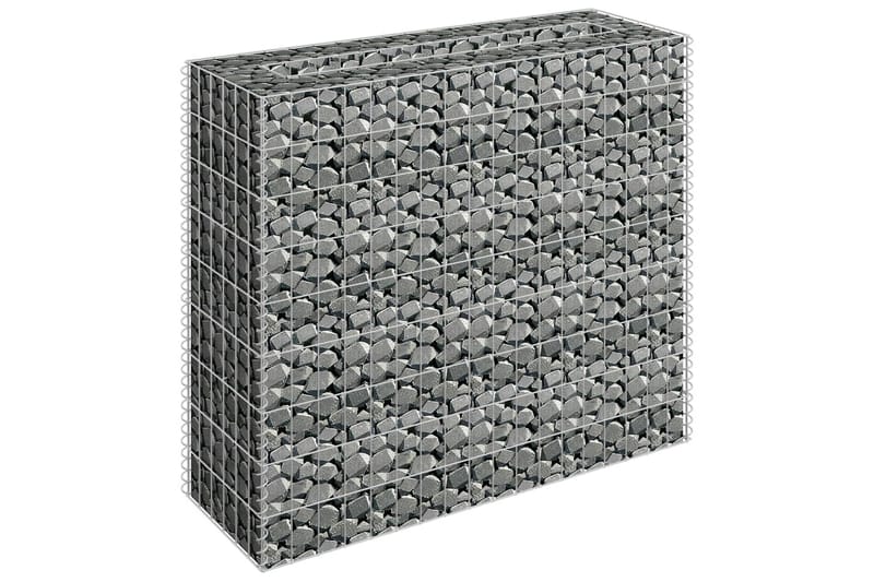 Gabion høybed galvanisert stål 90x30x90 cm -   - Gjerder & Grinder