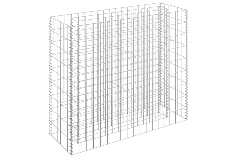 Gabion høybed galvanisert stål 90x30x90 cm -   - Gjerder & Grinder