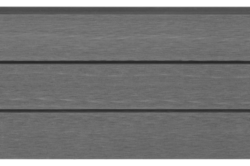 Gjerdepaneler 9 stk WPC 170 cm grå - Gjerder & Grinder