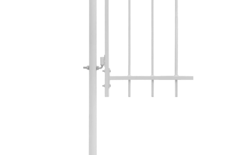 Hagegjerde stål 1x1,75 m hvit - Gjerder & Grinder