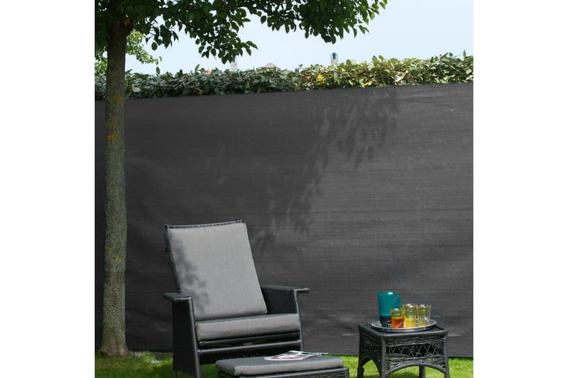 Nature Hagepanel PE 1,5x5m antrasitt - Gjerder & Grinder