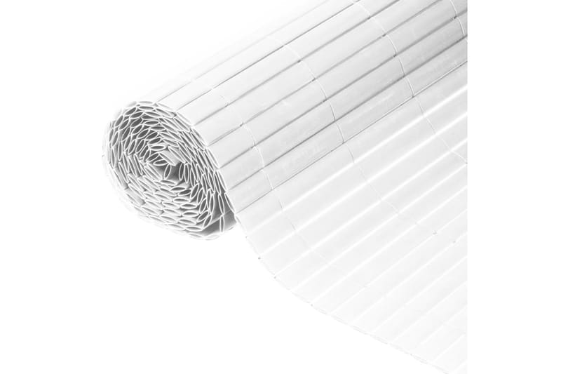 Nature Hageskjerm dobbeltsidig PVC 1x3m hvit - - Gjerder & Grinder Nature Hageskjerm dobbeltsidig PVC 1x3m hvit - - Gjerder & Grinder
