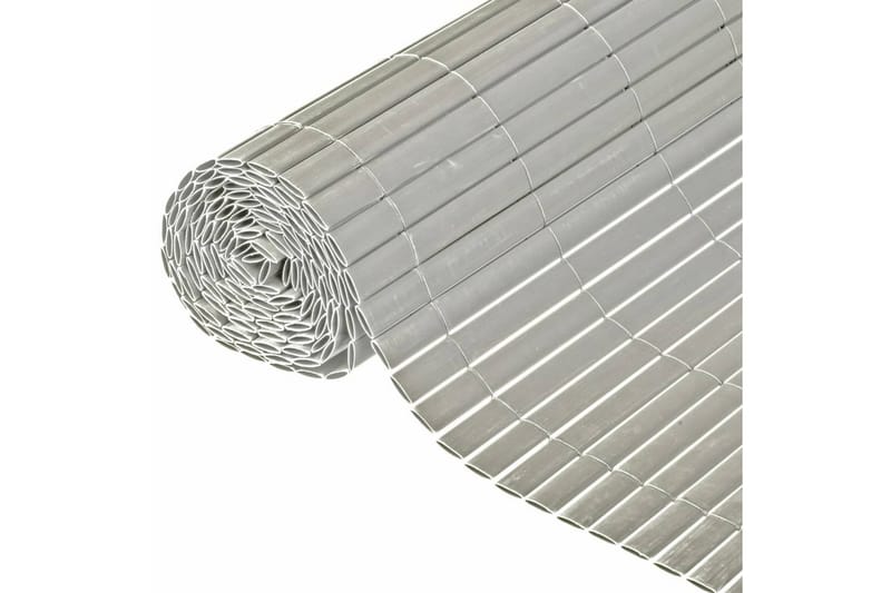 Nature Hageskjerm dobbeltsidig PVC 1x3m grå - Gjerder & Grinder Nature Hageskjerm dobbeltsidig PVC 1x3m grå - Gjerder & Grinder