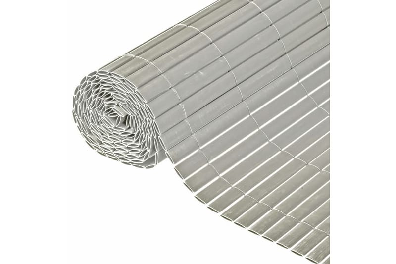 Nature Hageskjerm dobbeltsidig PVC 1,5x3m grå - Gjerder & Grinder Nature Hageskjerm dobbeltsidig PVC 1,5x3m grå - Gjerder & Grinder