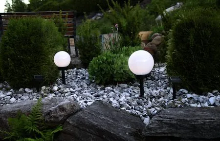 Globus solcelledekorasjon 15 cm - hvit - Hagemøbler & utemiljø - Hagedekorasjon & utemiljø - Hagebelysning