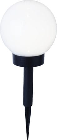 Globus solcelledekorasjon 15 cm - hvit - Hagemøbler & utemiljø - Hagedekorasjon & utemiljø - Hagebelysning