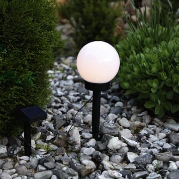 Globus solcelledekorasjon 15 cm - hvit - Hagemøbler & utemiljø - Hagedekorasjon & utemiljø - Hagebelysning
