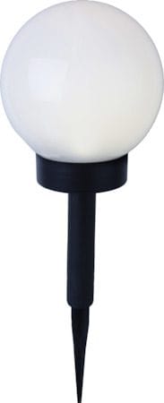 Globus solcelledekorasjon 15 cm - hvit - Hagemøbler & utemiljø - Hagedekorasjon & utemiljø - Hagebelysning