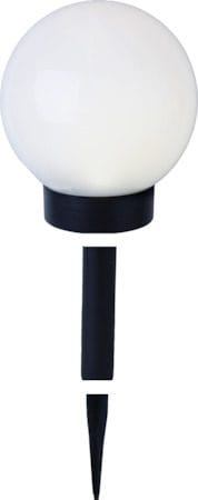 Globus solcelledekorasjon 15 cm - hvit - Hagemøbler & utemiljø - Hagedekorasjon & utemiljø - Hagebelysning